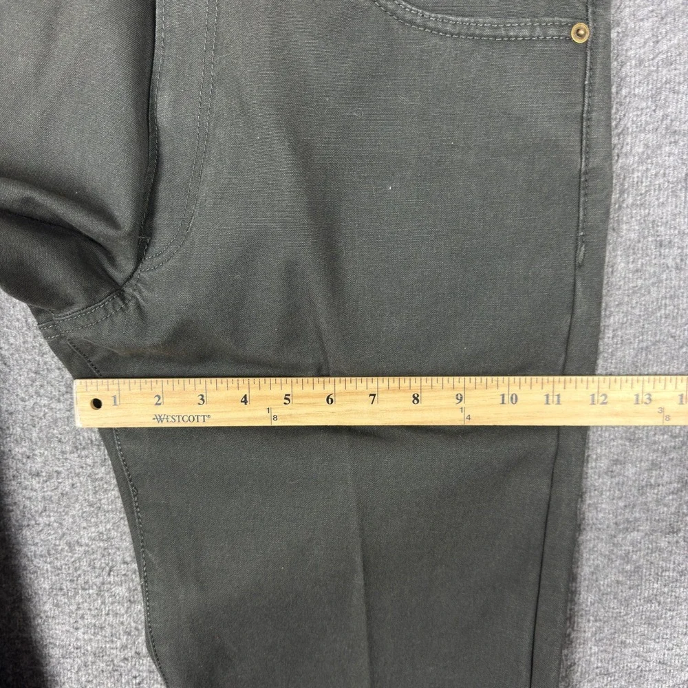 Filson‎ Dry Tin Cloth Pants Mens 32x35 Raven Grey 11.5 Ounce Chino Work Outdoor
